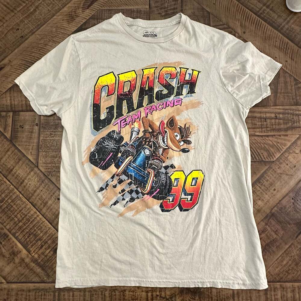 Crash Bandicoot CTR Crash Team Racing Nitro-Fueled 99 Graphic T-Shirt